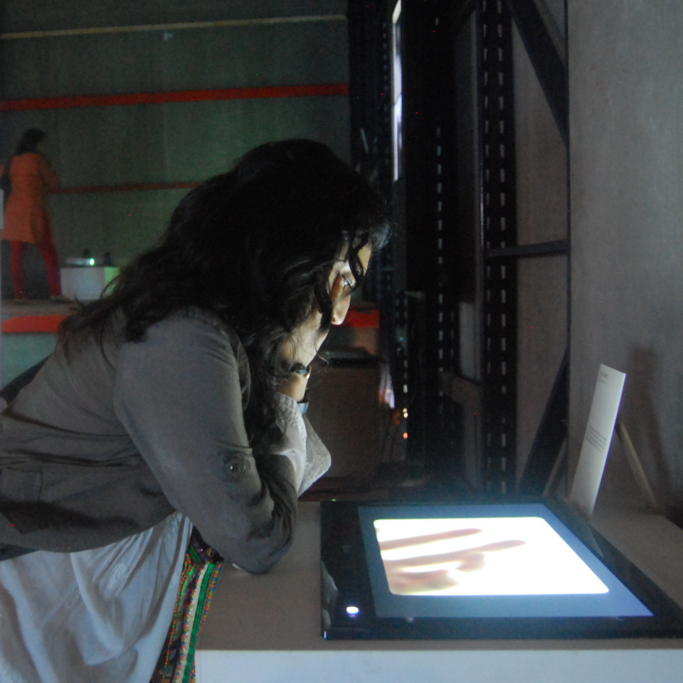 Selfpad, Installation view in "I Am Here" exhibition, Jaaga Creative Common Ground, Bangalore, India, 2011. Courtesy: Jaaga Creative Common Ground.